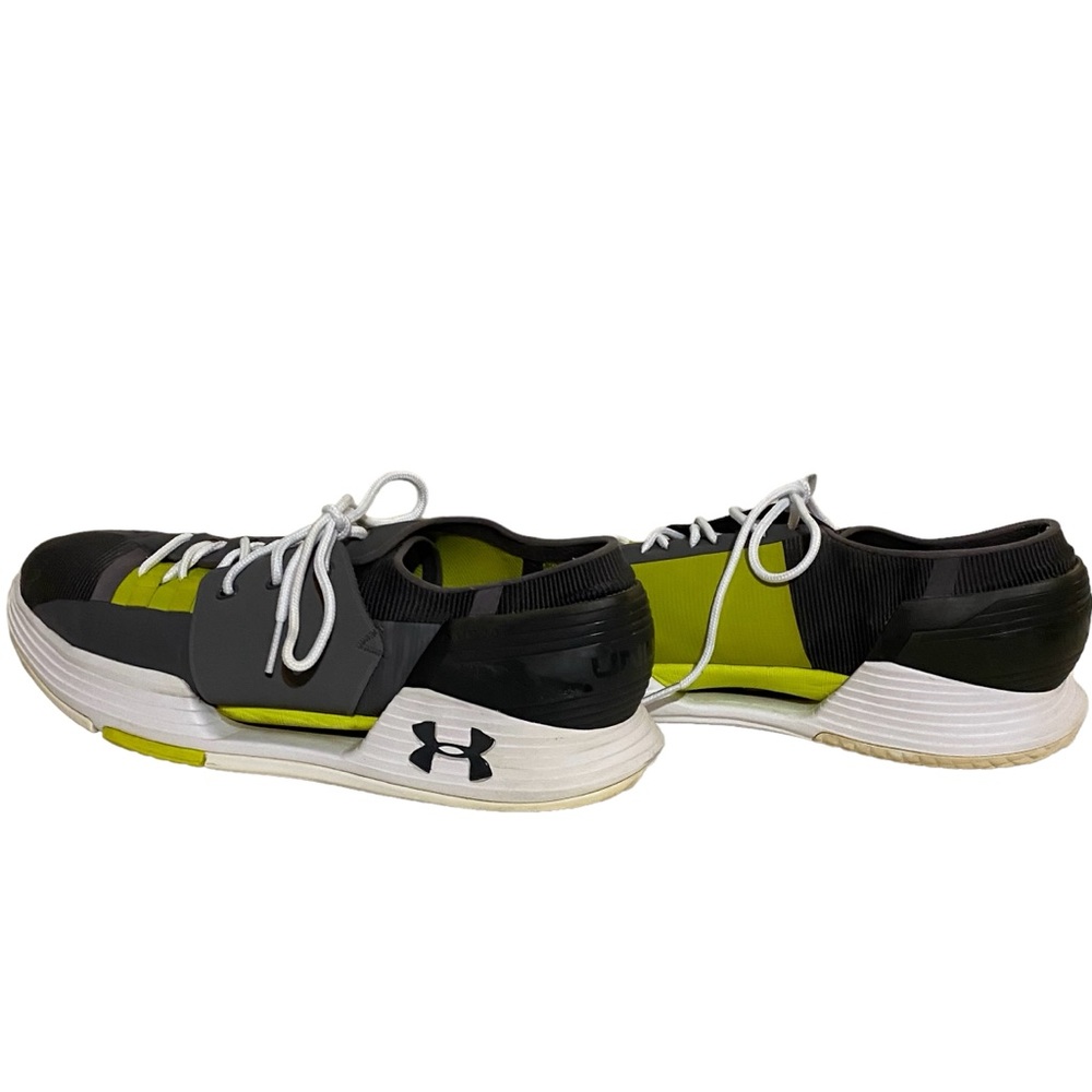 Under Armour Grey & Green Men’s Size 11.5 Speedform Amp 2.0 Training Shoes